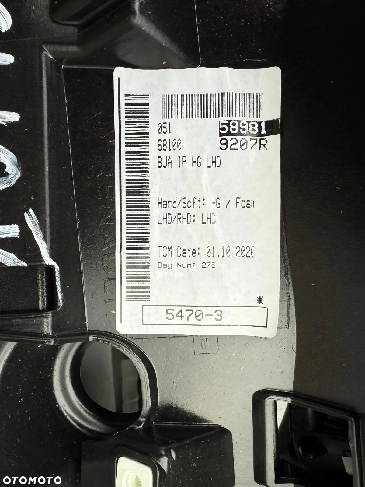 RENAULT CLIO V 19- DESKA ROZDZIELCZA KONSOLA AIRBAG ORYGINAŁ - 9