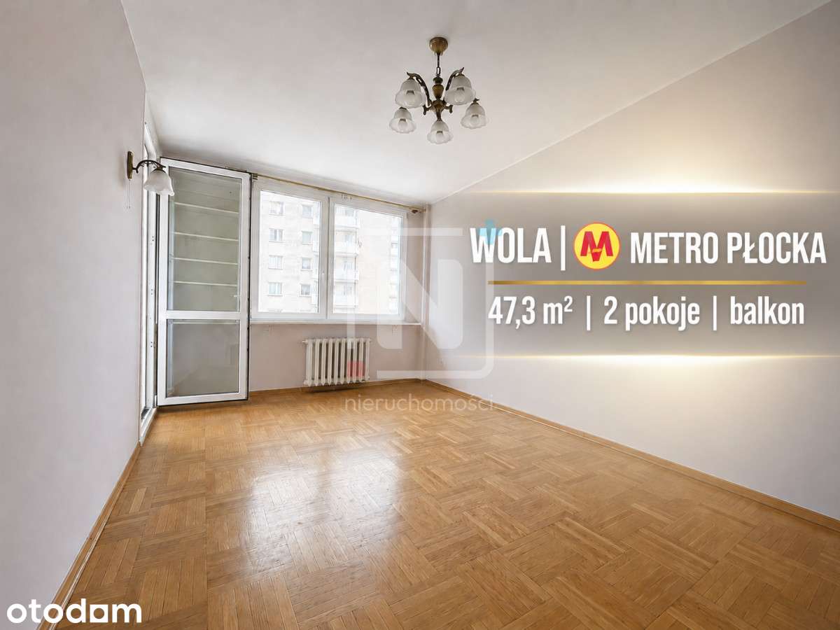 |Okazja| Metro Płocka | Balkon | Duży potencjał |