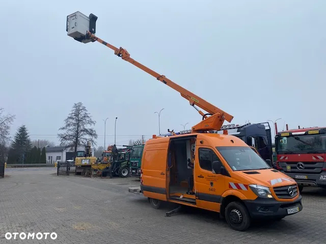 Mercedes-Benz Sprinter / podnośnik koszowy / zwyżka Palfinger PD140 V wysokość robocza 14 m z Niemiec - 10