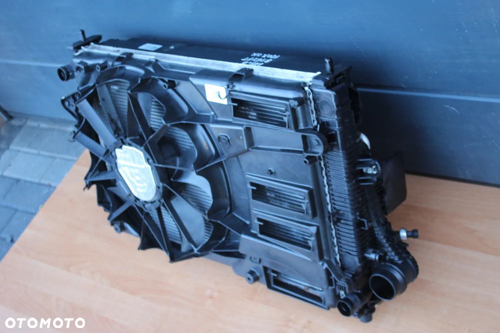 KOMPLET CHŁODNIC WODY KLIMATYZACJI INTERCOOLER WENTYLATOR OPEL INSIGNIA B 1.5 TURBO B15XFT MANUAL - 4