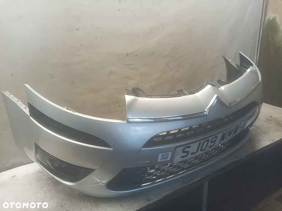 $ ZDERZAK PRZÓD PRZEDNI CITROEN C4 PICASSO I HALOGEN EZRC SREBRNY - 3