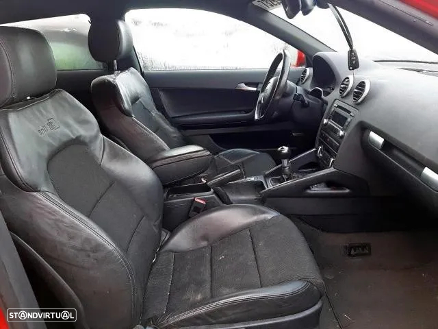 AUDI A3 8P SLINE S-LINE 2.0 TDI 16V 170CV BMN PEÇA PEÇAS FRENTE COMPLETA MOTOR PORTA PORTAS MALA PARACHOQUES CAPOT FAROLIM FAROLINS AIRBAG JANTE JANTES OTICA OTICAS - 5