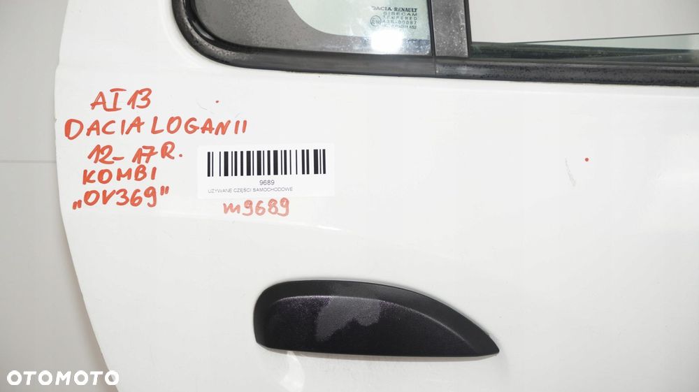 DRZWI PRAWY TYŁ DACIA LOGAN II 12-17R OV369 KOMBI - 4