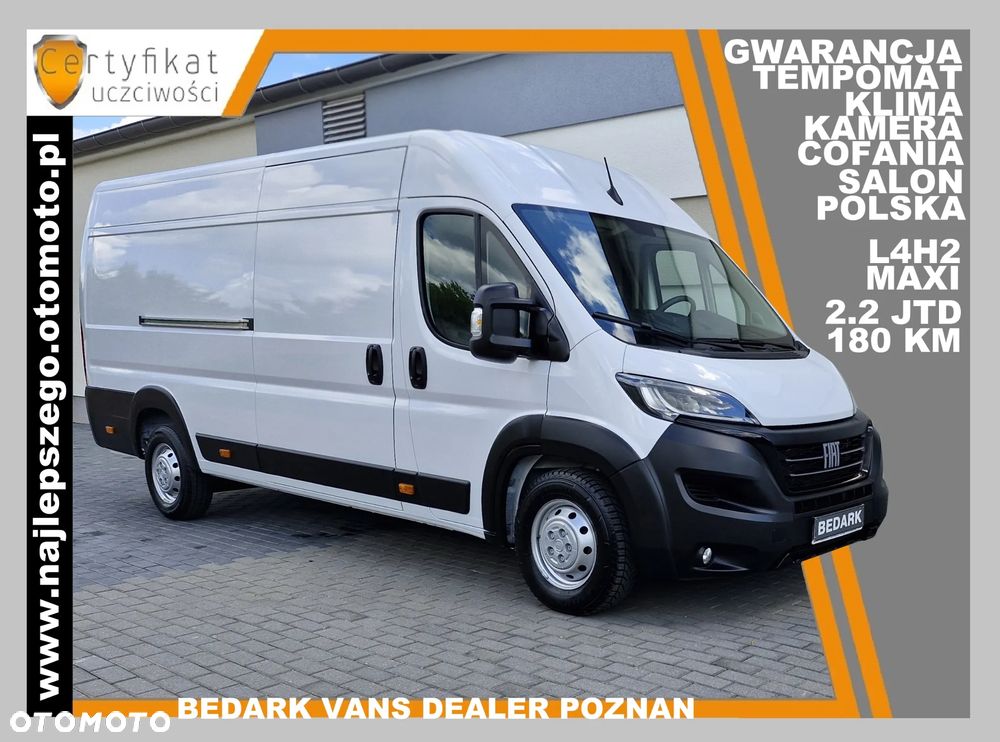 Fiat Ducato, L4H2 MAXI, kamera cofania, tempomat, klima