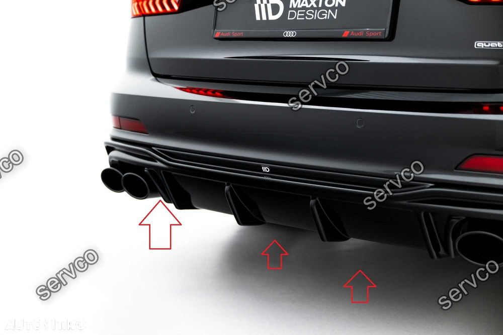 Difuzor bara spate si imitatii evacuare Audi A6 C8 S-Line 2023-2025 v6 - 4