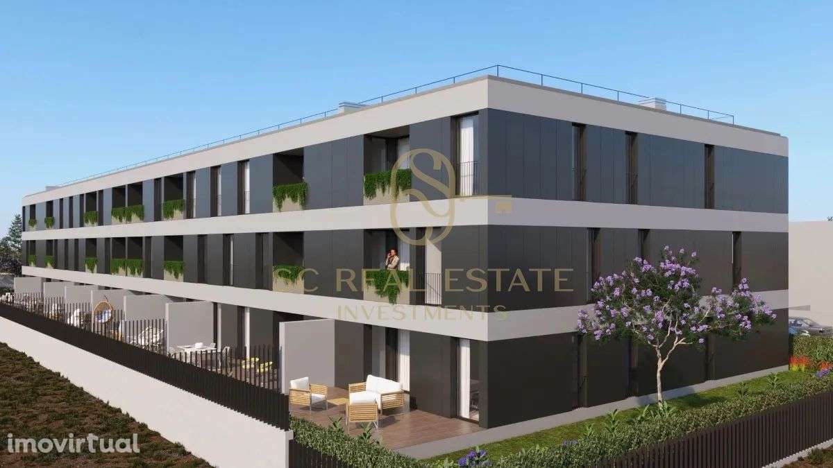 Apartamento T2 com Terraço e jardim, 2 suites em S. Mamede Infesta - Grande imagem: 2/27