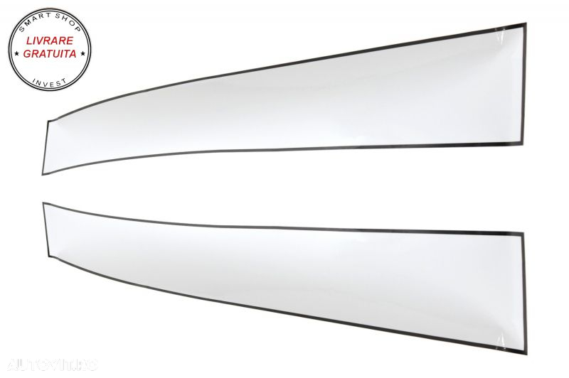 Set Stickere Capota Negru Alb MINI R50 R52 R53 R56 R57 Clubman R55 (2001-2017) Cal- livrare gratuita - 3