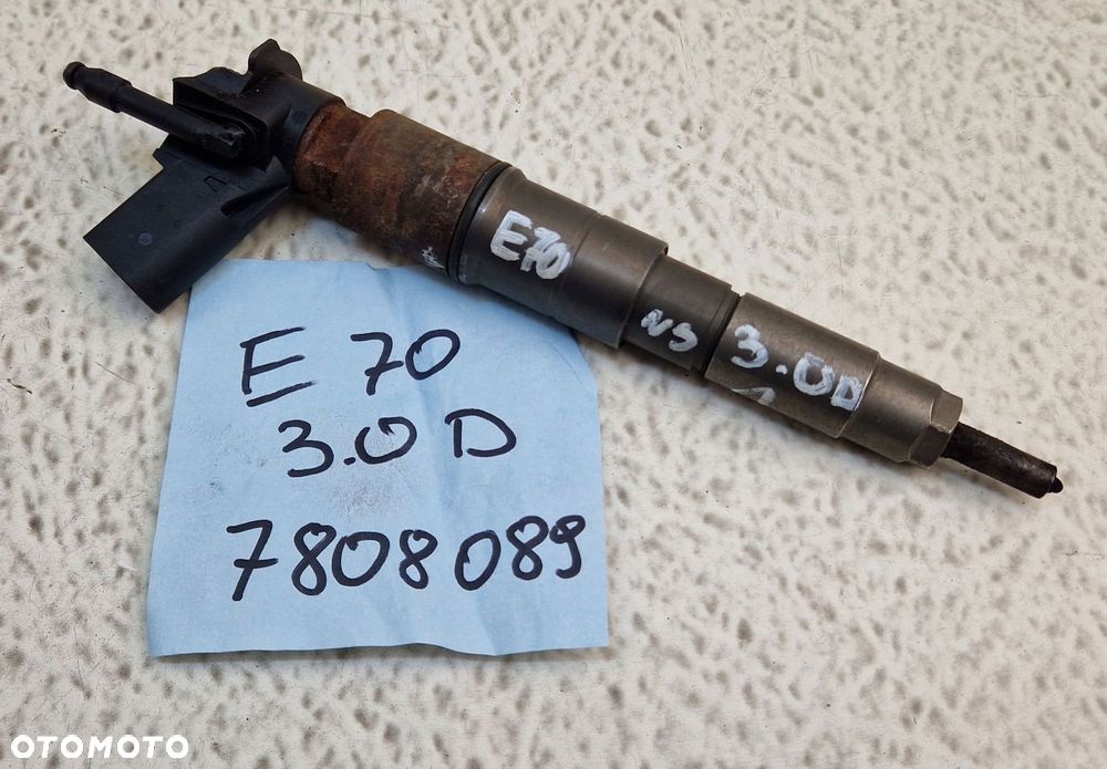 bmw x5 e70 3.0 diesel n57d wtrysk wtryskiwacz paliwa bosch 7808089 - 6