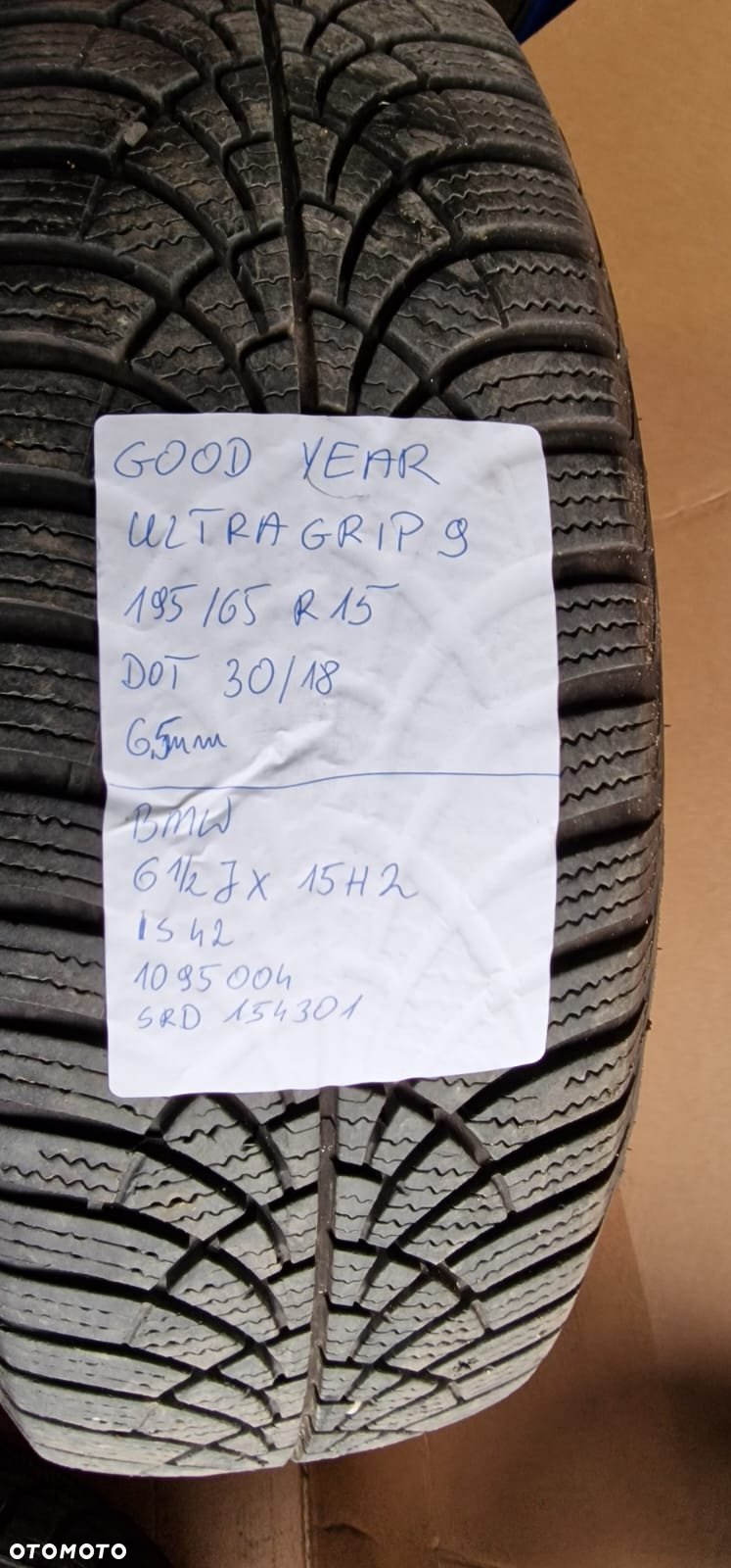 4X Felga stalowa BMW 3 E46 5x120 6,5J 15 H2 195/65 IS42 R15 - 13
