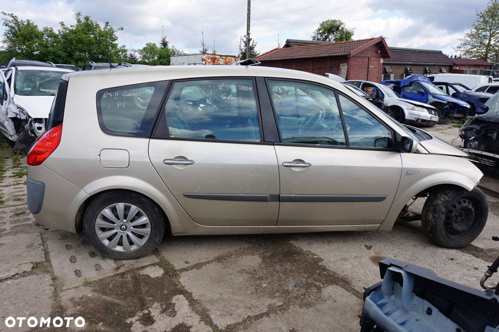RENAULT SCENIC GRAND II PH2 LIFT 2008 TED11 1.9 DCI F9Q818 130KM ND0002 BEŻOWY na części - 6