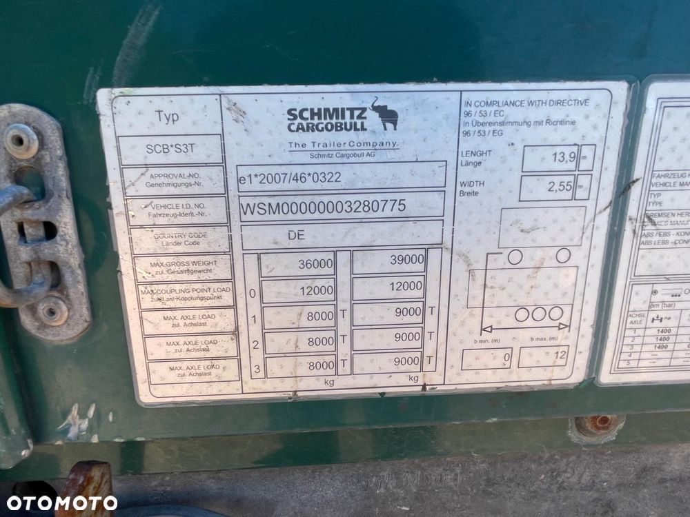 Schmitz Cargobull / MEGA / PODNOSZONY DACH - 15