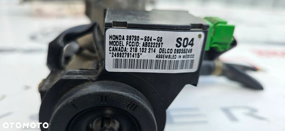 Honda HR-V I GH 1.6 Zestaw startowy do odpalenia auta Stacyjka Komputer Licznik Skrzynka bezpieczników Moduł 78100-S2h-g100 39730-S03-G0 38600-S50-003 37820-PEL-G11 - 21