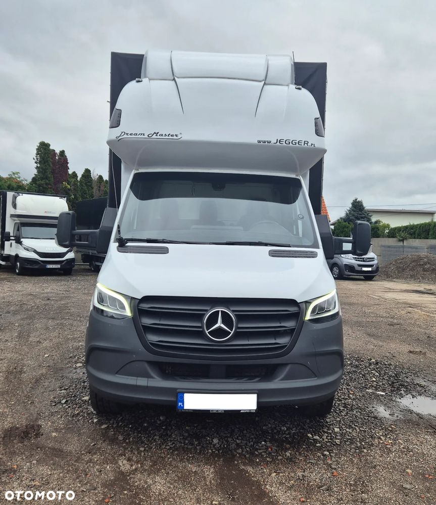 Mercedes-Benz SPRINTER 319 12EP JEGGER FULL LED 2023 DRZWI TYŁ KLIMATYZACJA WEBASTO PODUSZKI SALON PL BEZWYPADKOWY SERWISOWANY W ASO MB BEZ KLUCZYKOWY DOSTĘP - 5