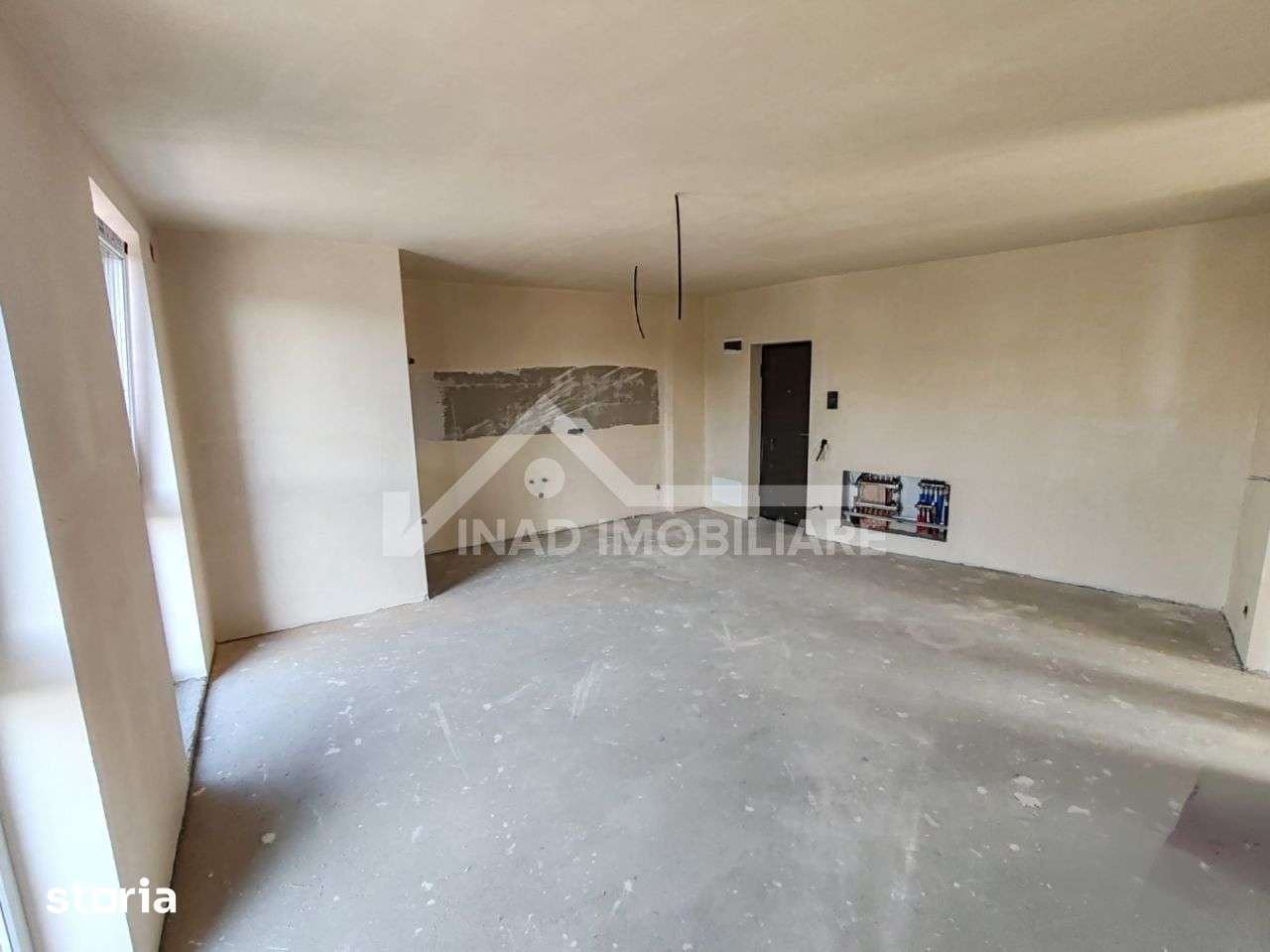 Apartament cu 2 camere, semifinisat, etaj intermediar, Strada Campina — fotografia 3
