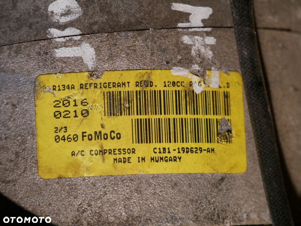 SPRĘŻARKA KLIMATYZACJI FORD FIESTA 1.0 ECOBOOST C1B1-19D629-AM - 3