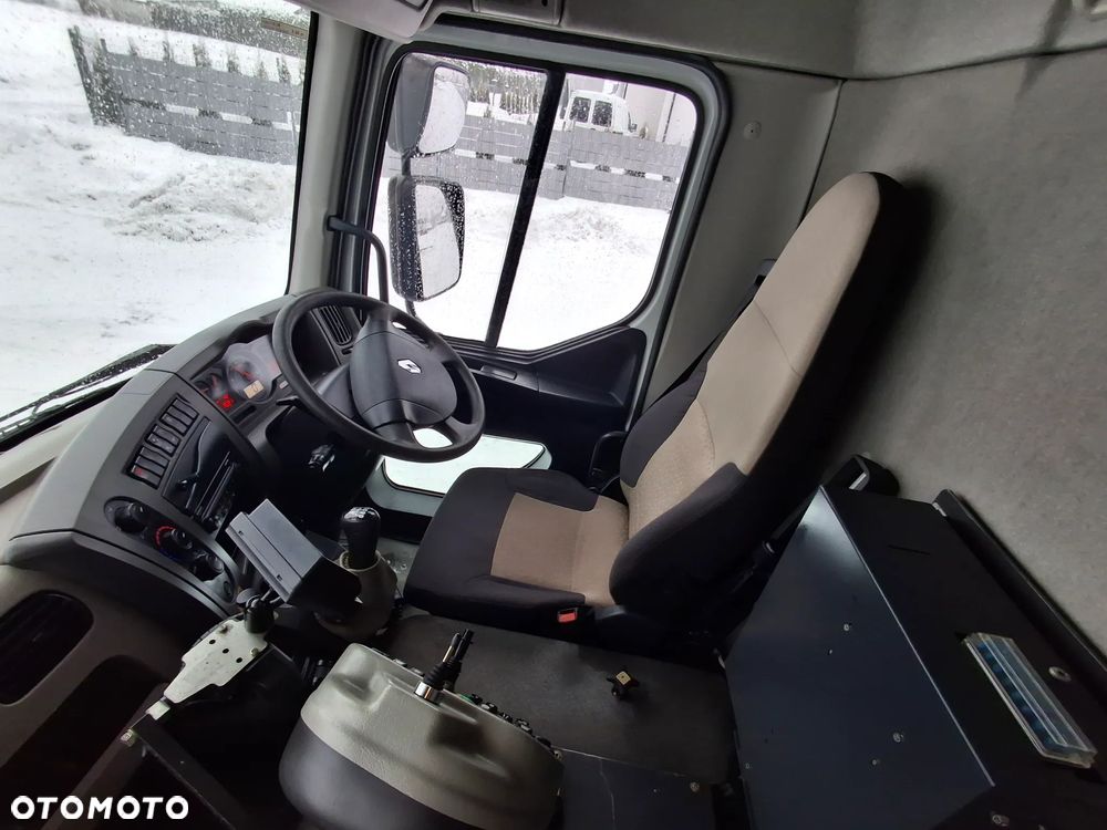 Renault Midlum 220 DXI Zamiatarka SEMAT Zoeller Johnston Szczotki L/R Obie Strony 2013r Napęd Hydrostat 36 tyś Kilometrów 3132 Mth Euro 5 Rura Do Liści Studzienek - 32