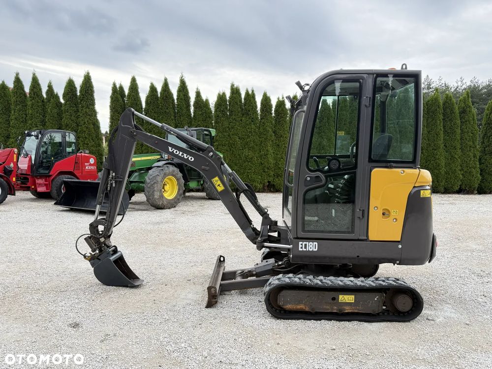 Volvo EC18D EC 18 D / Z NIEMIEC / PIĘKNA / POWERTILT / 2017 ROK / ORYGINAŁ / 15 16 17 20 22 301.6 301.8 VIO PC KX 018 19C 16C 18-3 - 38