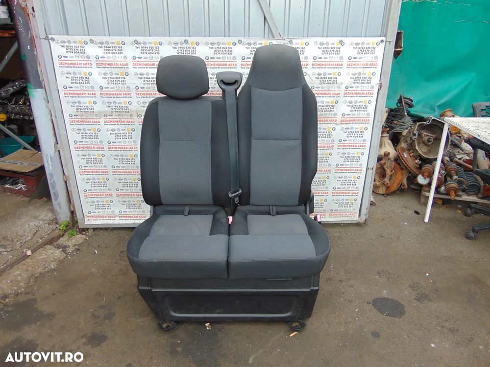 Bancheta Renault Master 3 master 4 Opel Movano Nissan Nv400 bancheta dubla fata - 1