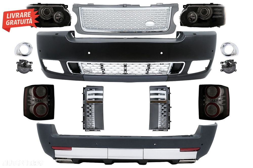 Pachet Exterior Autobiography Design Land Range Rover Vogue L322 (2002-2012) Grile- livrare gratuita - 1