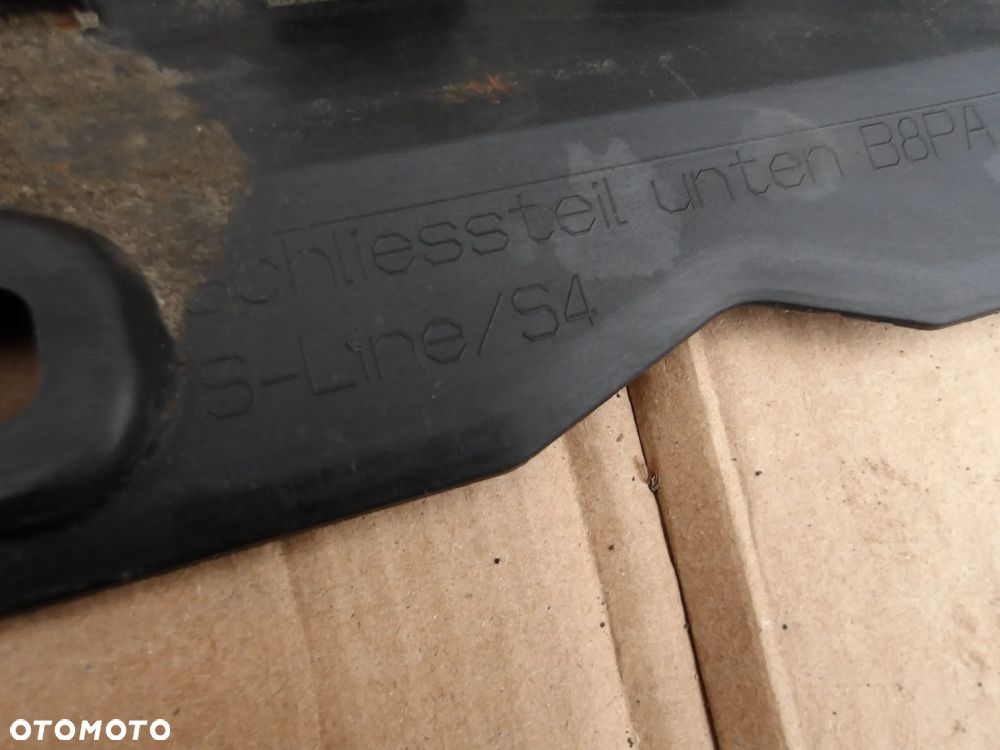 OSLONA PLYTA POD ZDERZAK AUDI A4 B8 S LINE 8K0807611B - 7