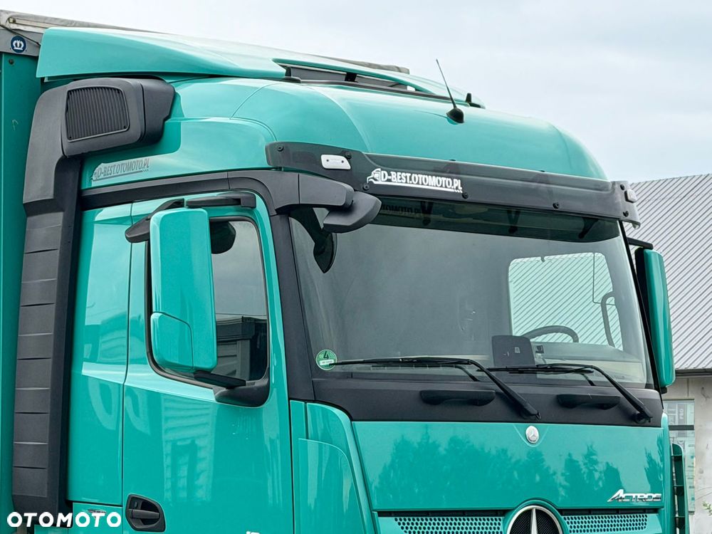 Mercedes-Benz ACTROS 1845 / FIRANKA / 18 EUROPALET / ALUSY / 8 000 KG ŁADOWNOŚCI / 2018 ROK / SPROWADZONY / AUTOMAT / SYPIALKA / EURO 6 - 11