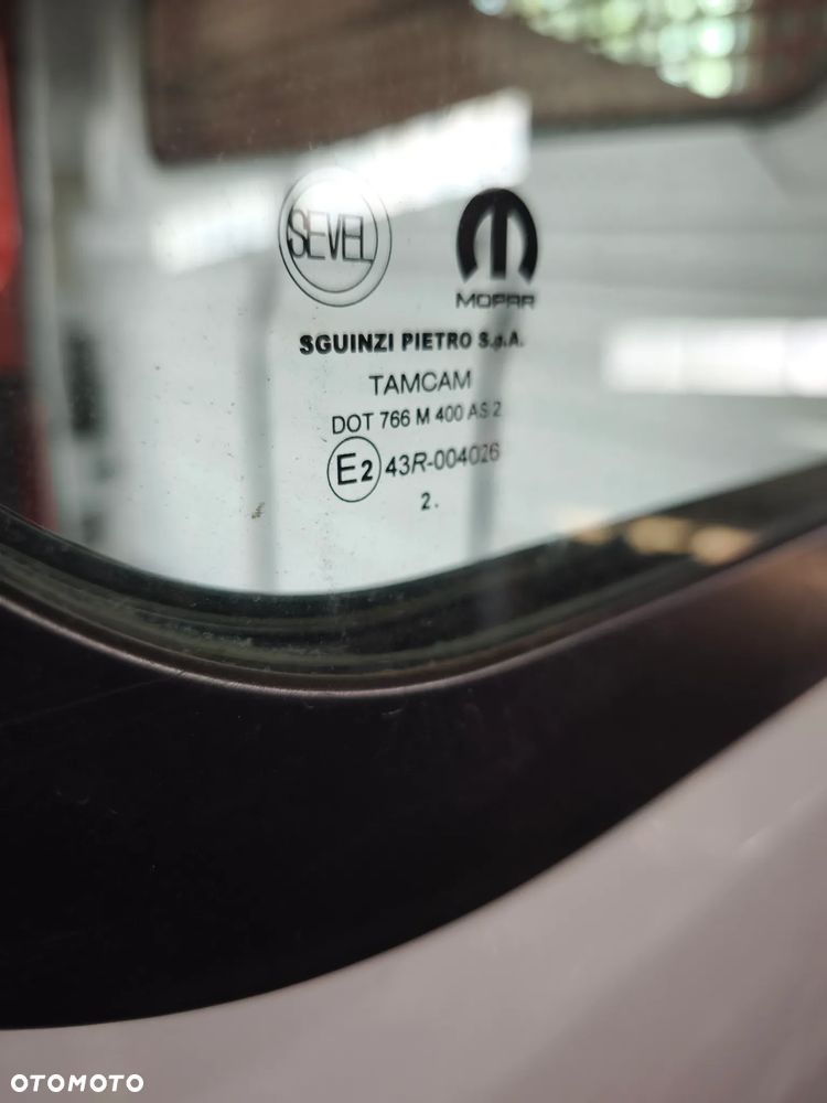 Drzwi lewy tył doka Fiat Ducato III Jumper Boxer 549 białe brygadówka - 2