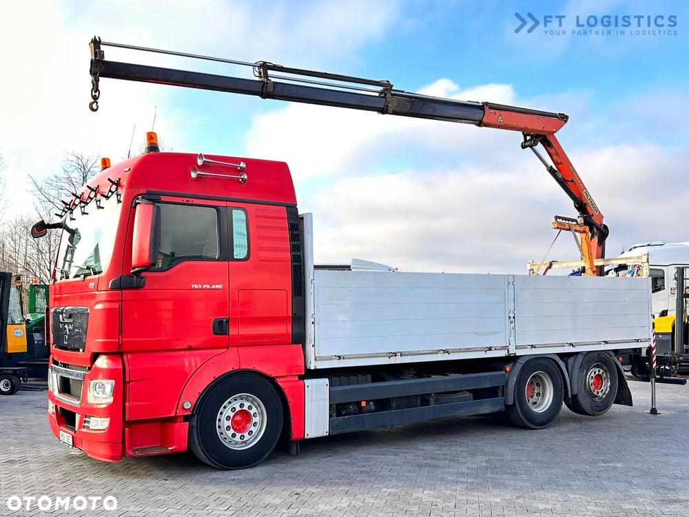 MAN TGX 26.480 6X2 / HDS PALFINGER PK9002-EH B / Opony 80% Michelin / Stan BDB - 1