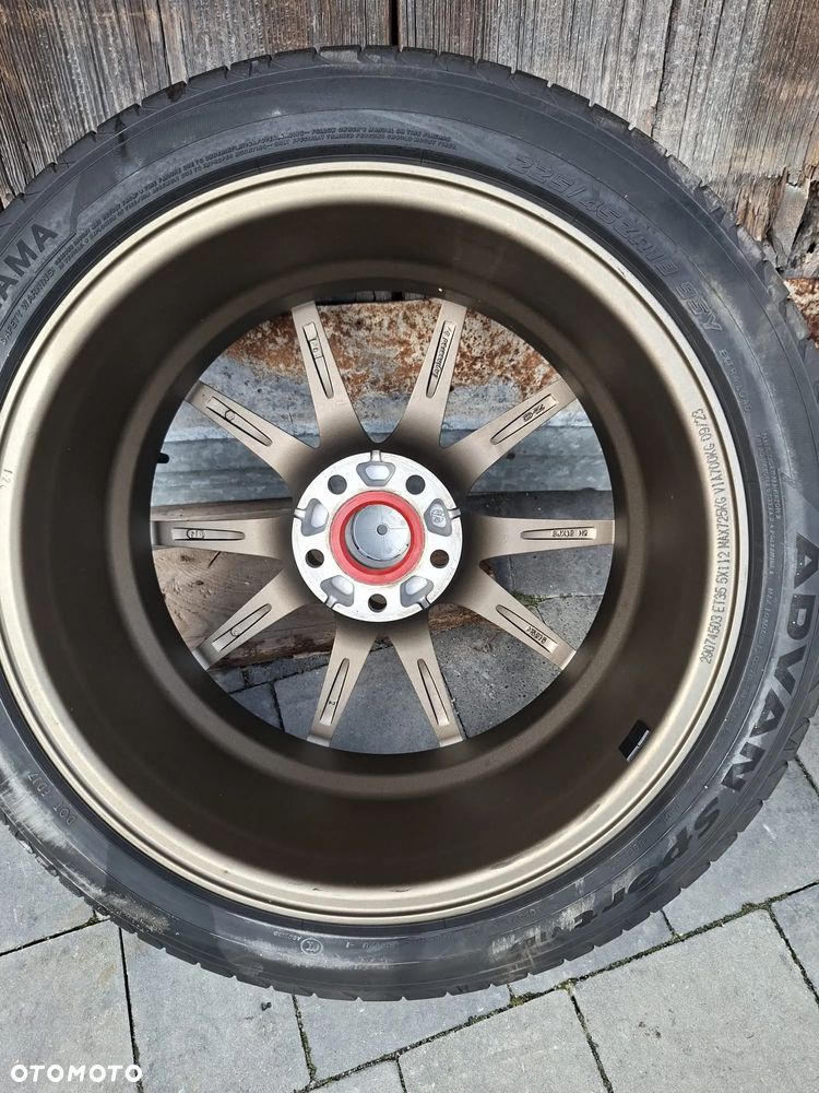 FELGI SPARCO DRS 5x112 8x18 ET35 Rally Bronze SUBARU 09/23r Opony YOKOHAMA - 7
