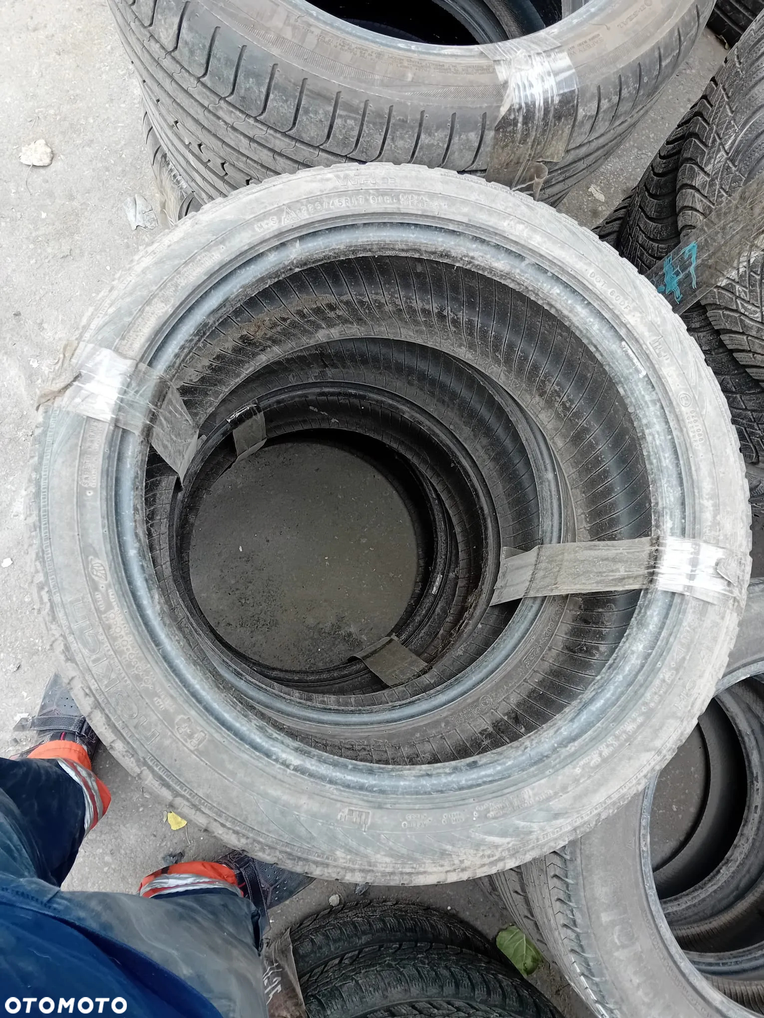 Opona Nokian WR D3 225/45 R17 91H używana zima - 2