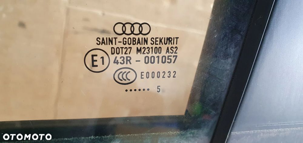 Mechanizm podnośnik szyby ramka lewy tył Audi A3 8P - 5