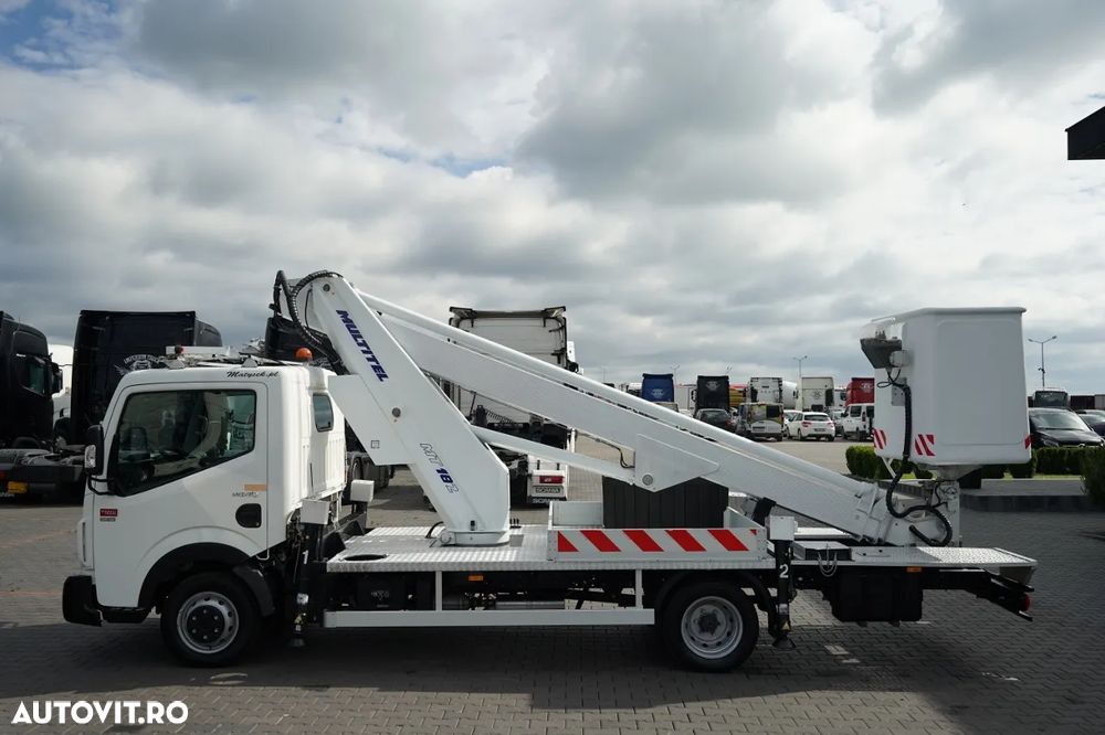 Renault MAXITY 120 DXI / ELEVATOR DE 18 METRI / ELEVATOR DE PODEA AERIAL MUTLITEL MT 182 / COȘ PENTRU 2 PERSOANE - 200 KG / IMPORTAT - 8