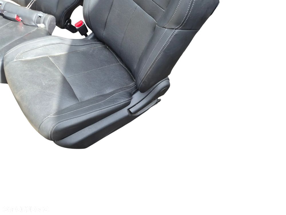 Fotele siedzenia kanapa tył  Nissan Qashqai J11  Skóra - 13