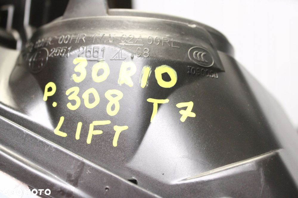 PEUGEOT 308 I T7 LIFT 11R- REFLEKTOR PRAWY LAMPA PRAWA PRZEDNIA PRZÓD - 9