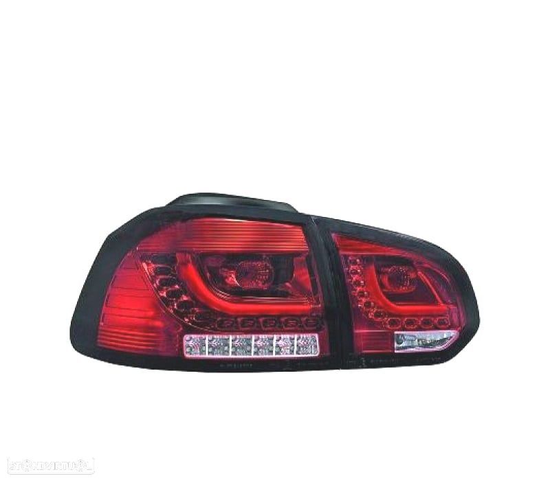 FAROLINS TRASEIROS LED VERMELHO VOLKSWAGEN VW GOLF VI LIMOUSINE 08-12 - 1
