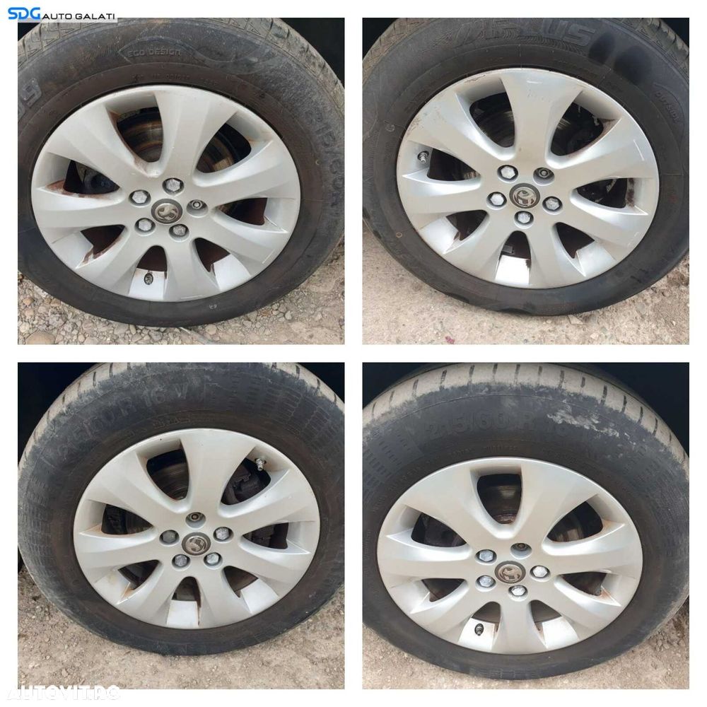 Set 4 Jante Roti Aliaj 5x115 215 60 16 R16 Opel Antara 2006 - 2017 [C7213] - 1