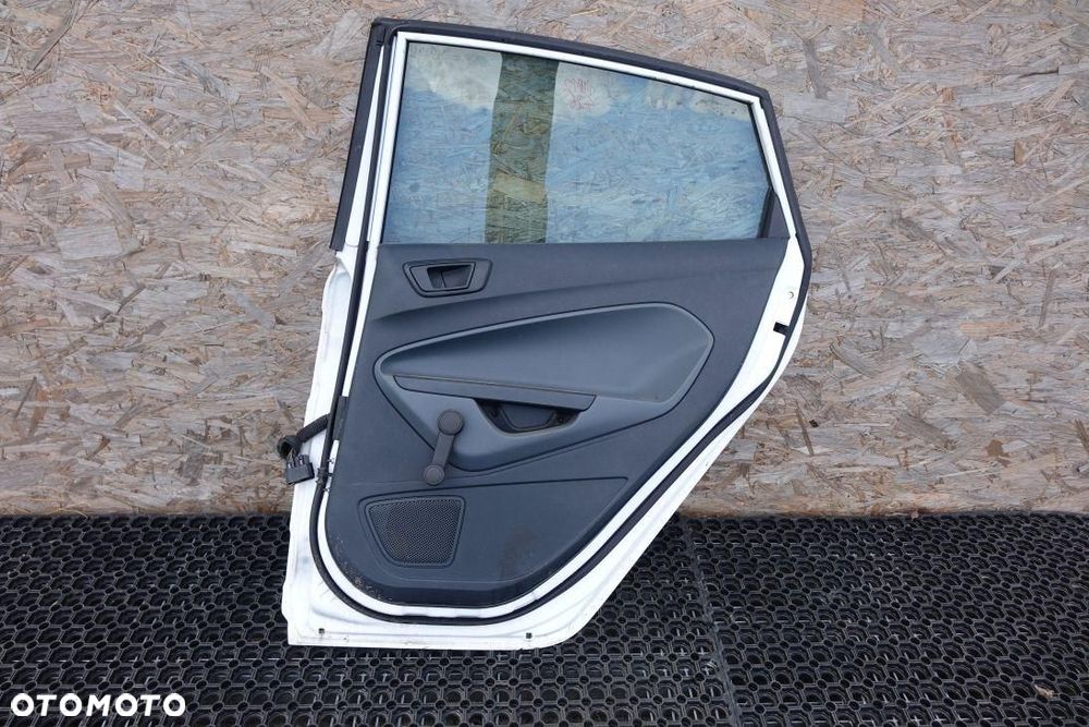 DRZWI TYLNE PRAWE KPL BIAŁE FORD FIESTA MK 7 VII 24323 - 6