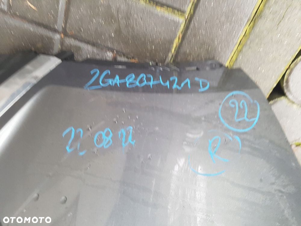 vw t-roc zderzak tył spoiler góra zderzaka 2ga807421d - 10