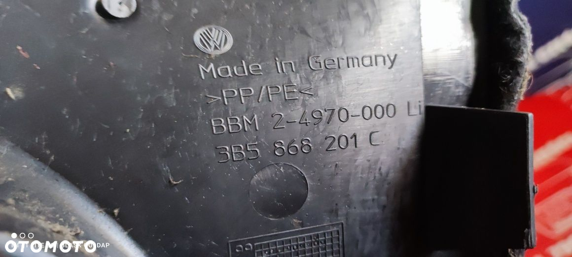 Trójkąt Lewy Tył Tapicerka VW Passat B5 FL Sedan 2000 Blask Gołdap - 5