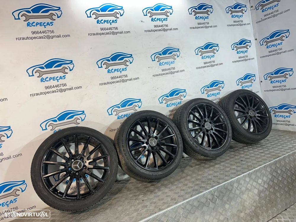 .Conjunto Jantes 18 Originais AMG Mercedes Benz 5x112 7.5J ET52 A 176 601 02 00 - 3