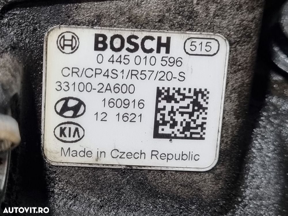 Pompa injectie / inalte Hyundai Tucson III 1.7 Diesel 2015 - 2018 116CP D4FD Euro5 ... - 4