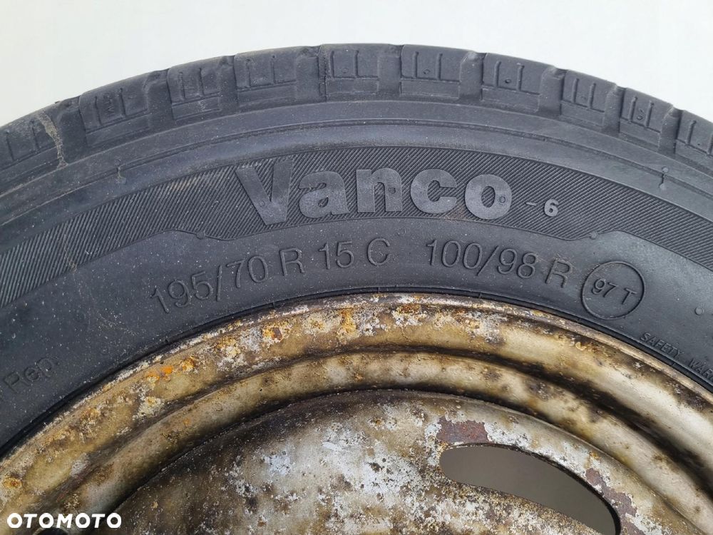 Ford Transit KOŁO ZAPASOWE Zapas felga 1C151007AD 195/70 R15C 5x160 - 8