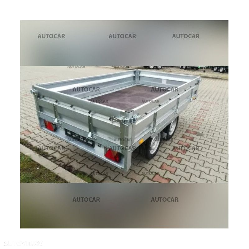 Autocar Remorca noua cu sistem de franare cu 2 axe 2650x1500 de 2000kg - 3