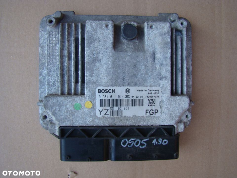 KOMPUTER SILNIKA 1.9 Z19DT OPEL VECTRA SIGNUM + KOD PIN - 2