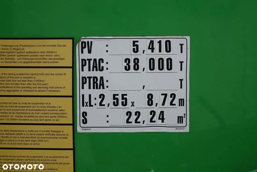 Schmitz Cargobull WYWROTKA 27,8m3 / ALUMINIOWA/  OSIE SCHMITZ /OŚ PODNOSZONA / ALUMINIOWE FELGI / SZYBER ZBOŻOWY / PLANDEKA / KLAPODRZWI - 10