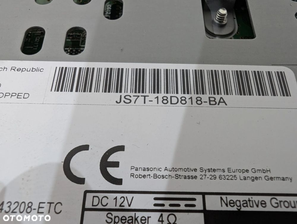 FORD MONDEO MK5 RADIO NAWIGACJA WYŚWIETLACZ CZYTNIK KS7T-14G370-PAC JS7T-18D818-BA KS7T-18E245-CAE - 10