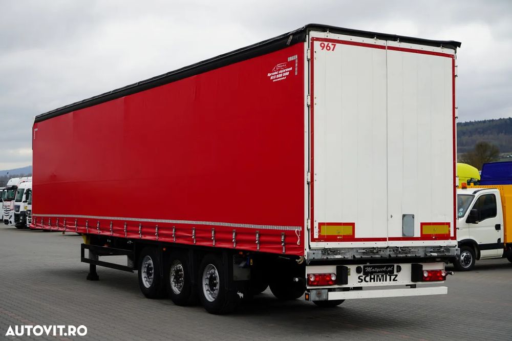 Schmitz Cargobull CORTINĂ / JOLODA / REMORCA RODA / VARIOS / 385/55 R22.5 / ACOPERIȘ CULISANT - 4