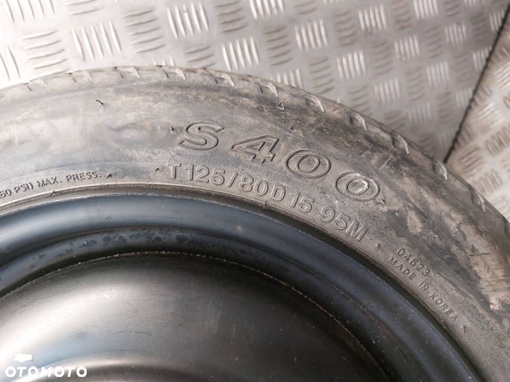 KOŁO DOJAZDOWE DOJAZDÓWKA KIA 52910-1H900 5x114,3 125/80R15 HANKOOK - 7