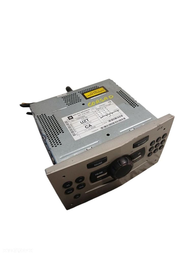 RADIO CD OPEL CORSA D 13262382 CORSA D - 2