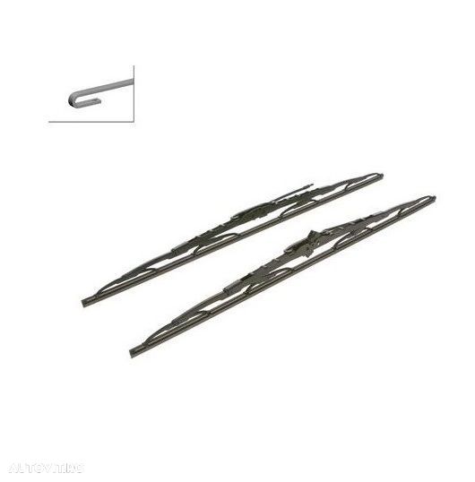 Set stergatoare parbriz Bosch Iveco Daily 192014, Nissan Interstar, 202007, Opel Movano, 192010, Renault Espace II, 191996, Mascott, 192010, Master, 192010, Volvo FE/FL, 20, DAF LF, 202006, 600+600 mm; cu - 1