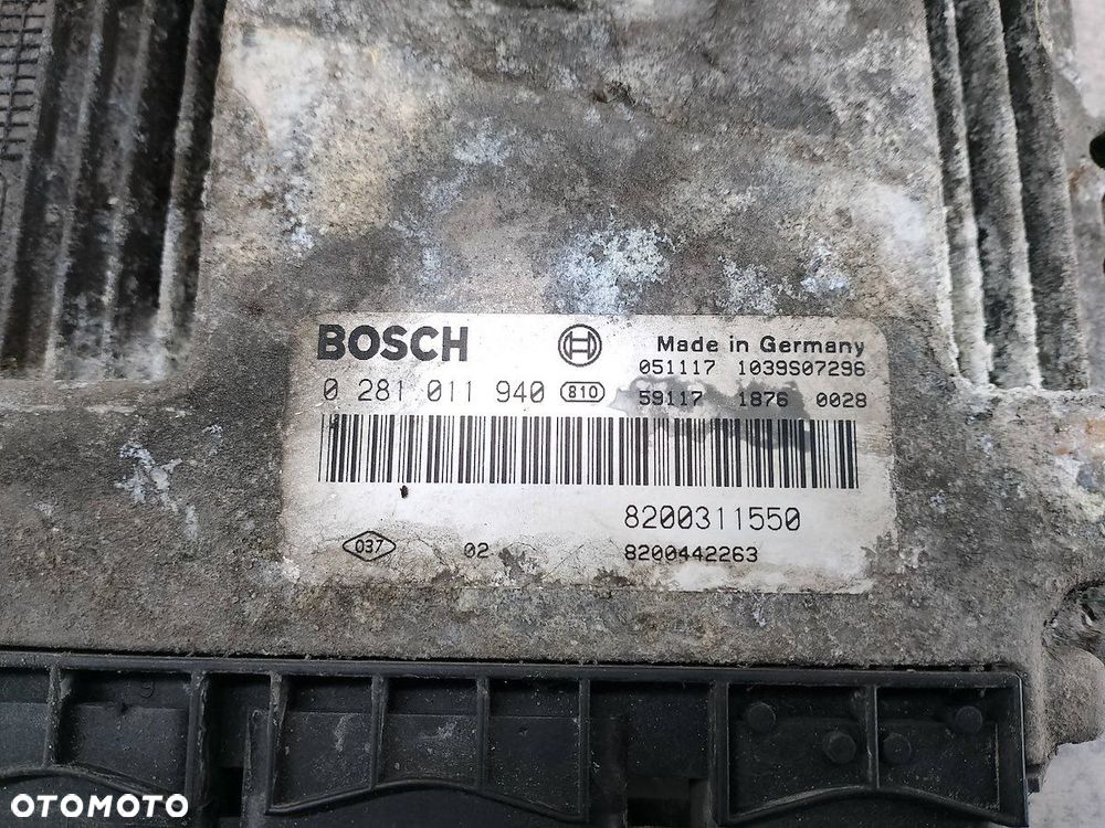 KOMPUTER, STEROWNIK RENAULT MASTER II FL 8200442263 8200311550 2.5 DCI - 3